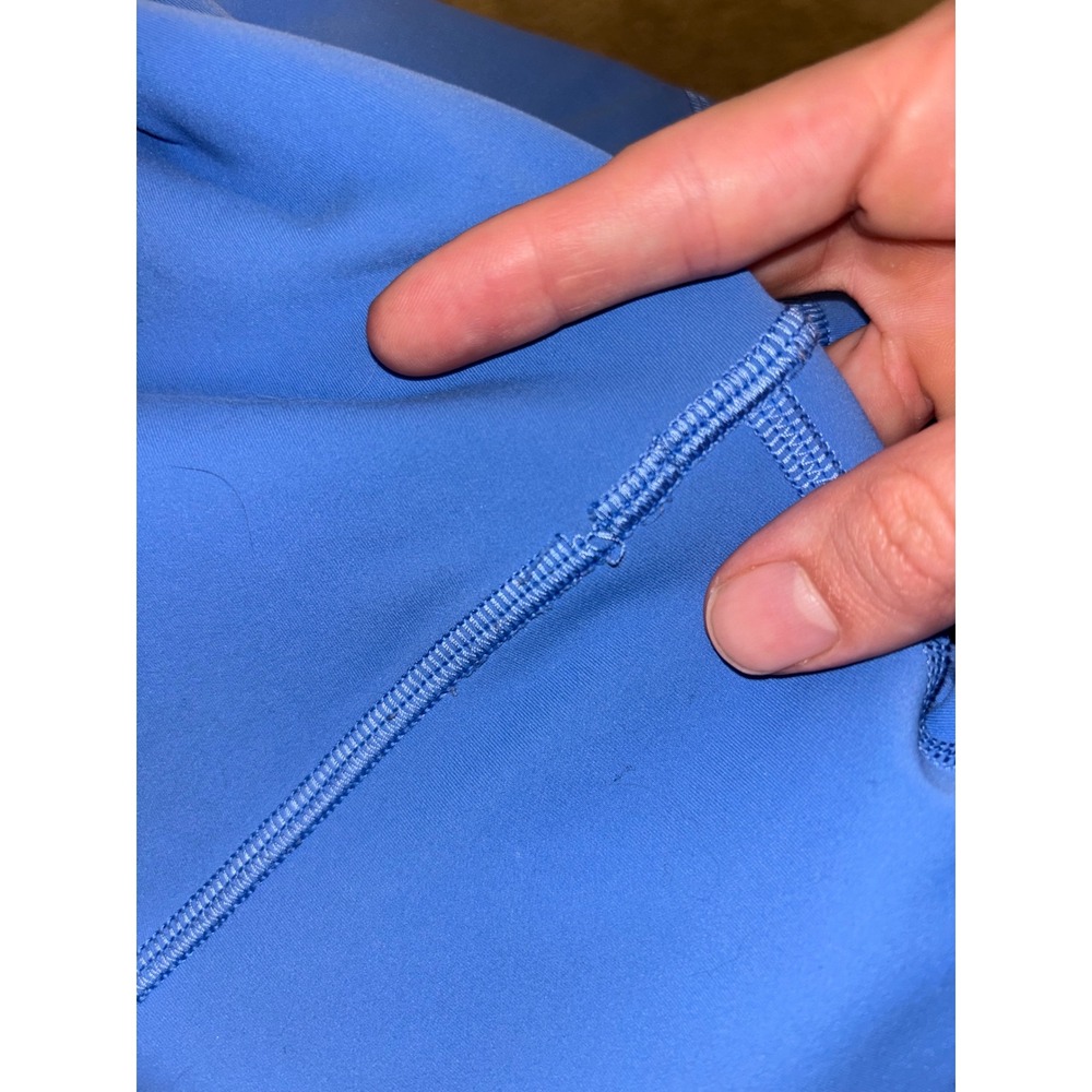 Lululemon Wunder Train High-Rise Crop 21" Blue Nile Leggings Size 4 - Picture 4 of 4